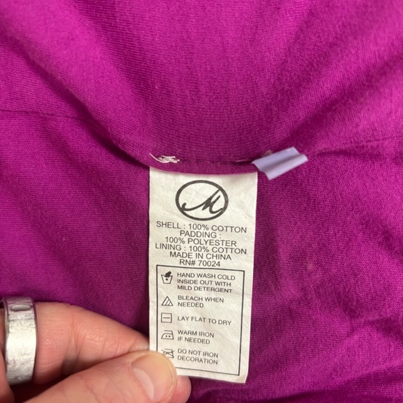 Mod-O-Doc Vintage Corduroy Purple Chunky Vest Women's Size Medium - Picture 7 of 7